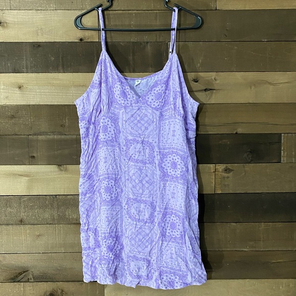 NWOT Nordstrom BP Purple V-Neck Sundress Sz 1X - Picture 2 of 6